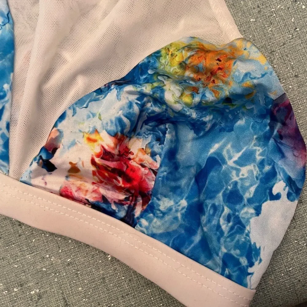 Beach Bunny Wave Lengths Halter‎ Bikini Top